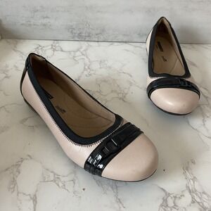 Clarks Kinzie Light Loafer Flat Shoes Women Sz 8 Pink Ballerina Office Everyday